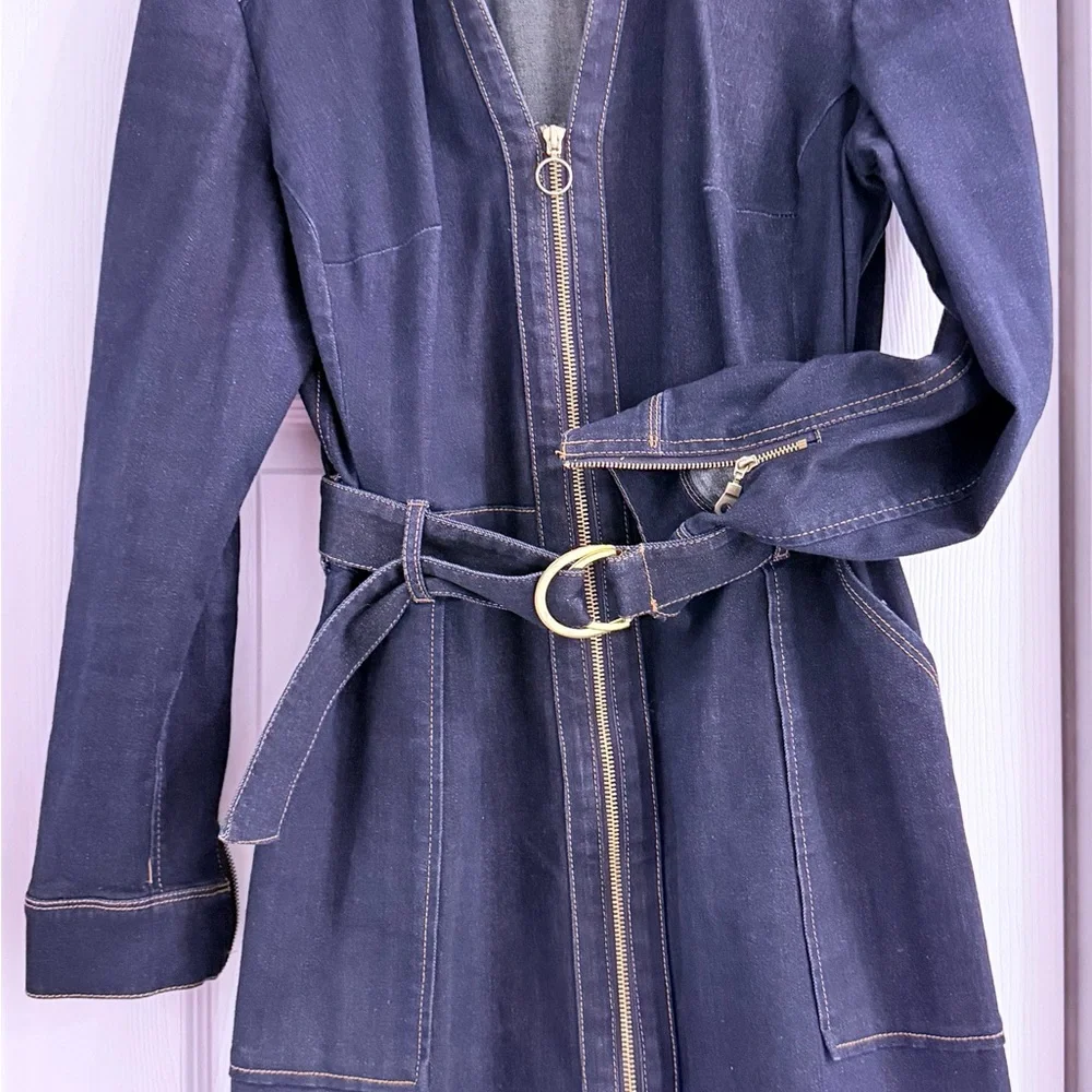 Macys Inc denim dress size 14 - Picture 4 of 8